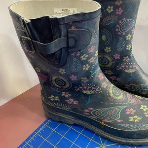 Western Garden Rain Boots